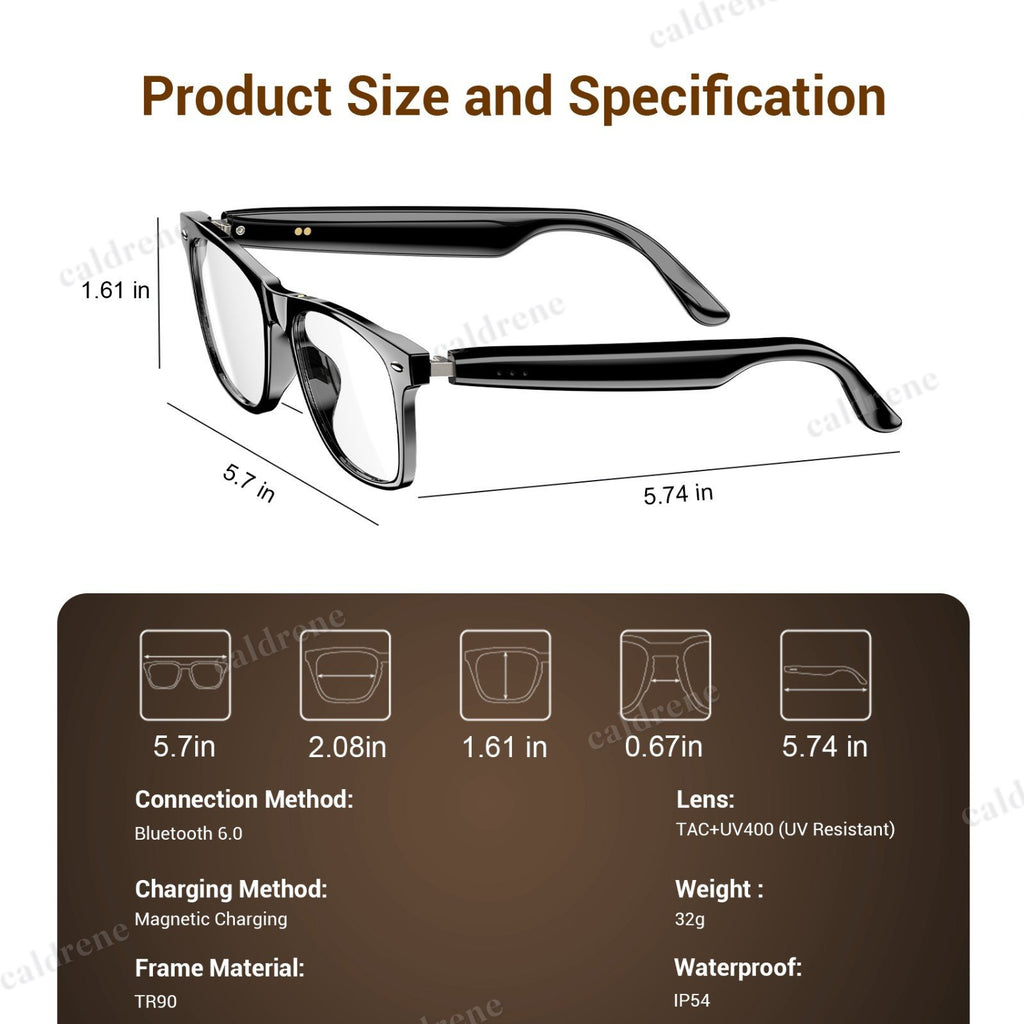 Auto-Tint Bluetooth Smart Glasses – view 2