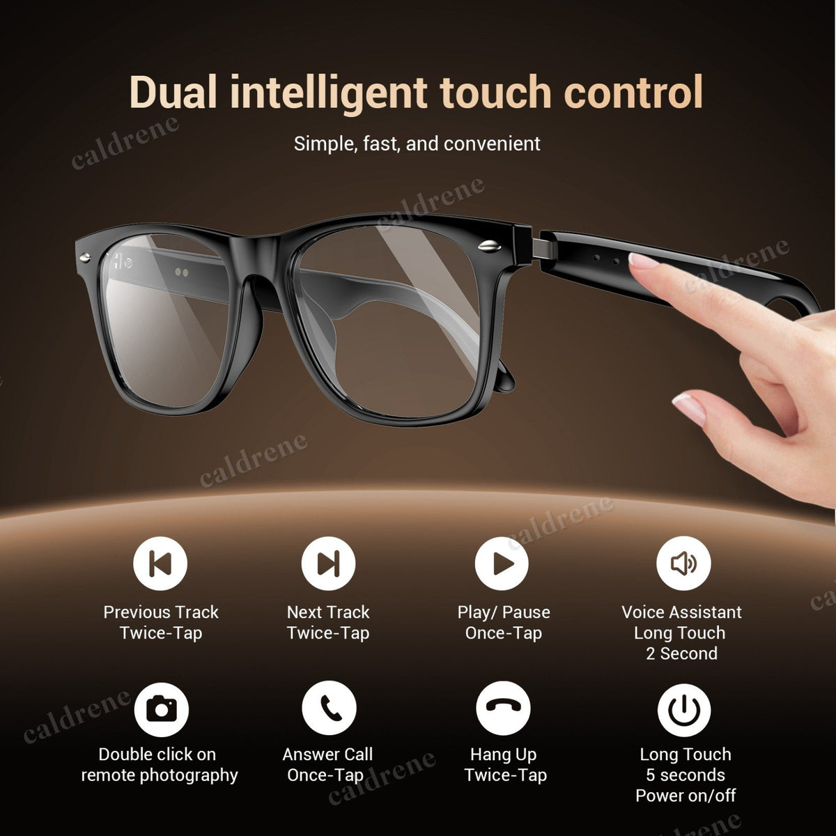 Auto-Tint Bluetooth Smart Glasses – view 9