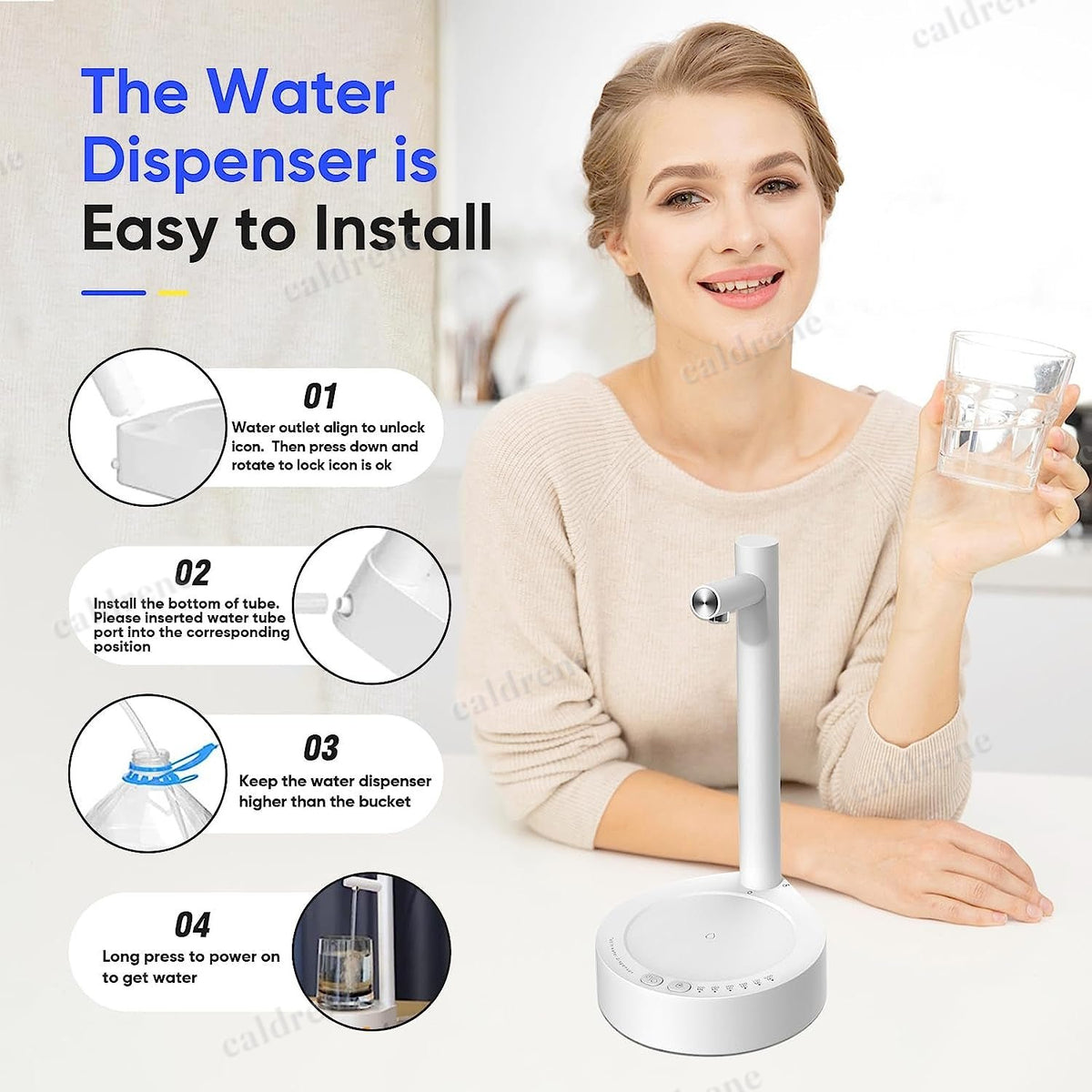 Automatic Desktop Water Dispenser for Easy Hydration – view 6