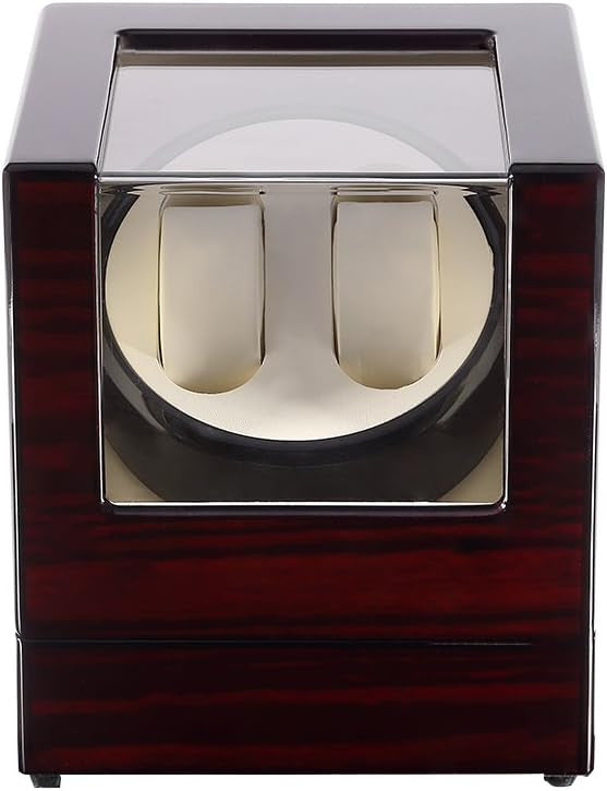 Automatic Double Watch Winder Box, Wooden