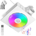 Bathroom Exhaust Fan with RGB Light and Bluetooth Speaker