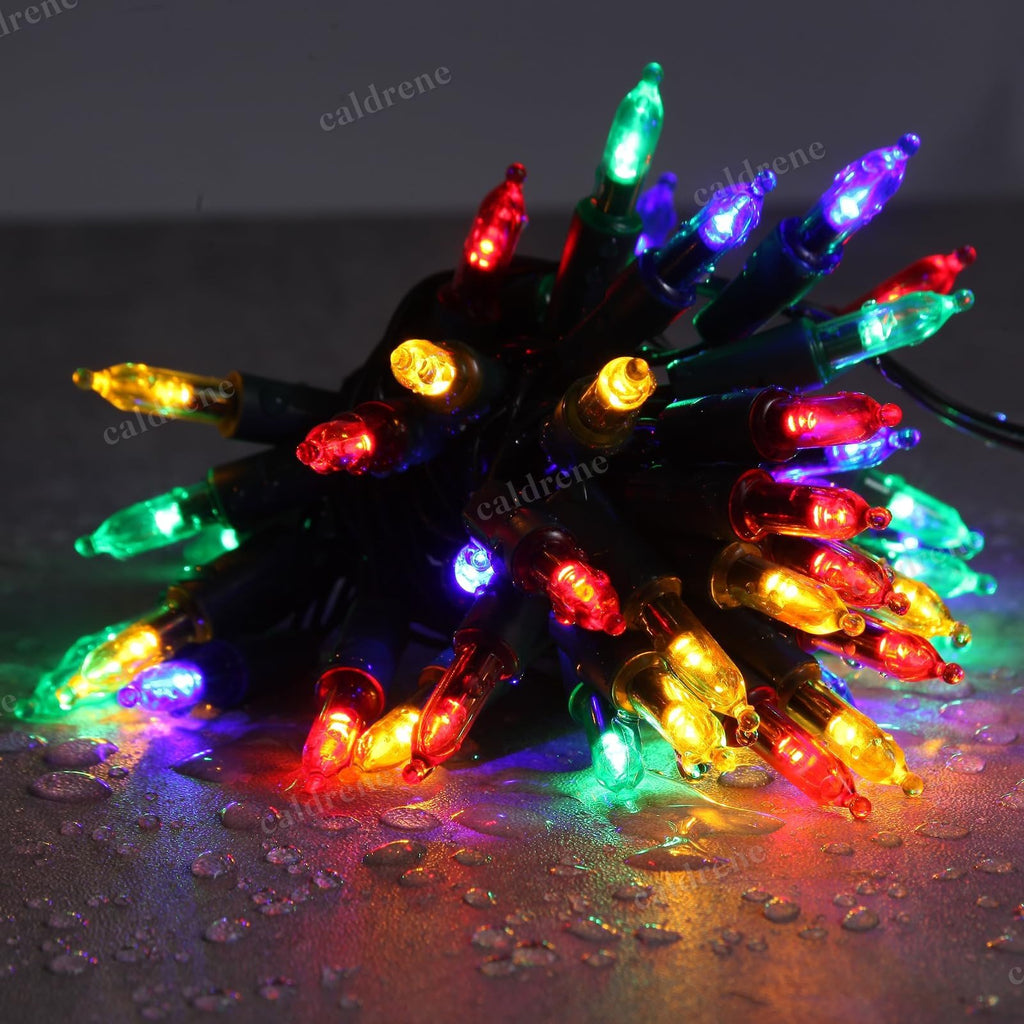 Battery Operated Christmas String Lights 100 LED Multicolor, 2 Pack – view 2
