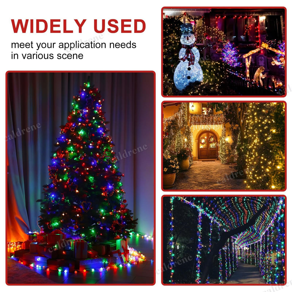 Battery Operated Christmas String Lights 100 LED Multicolor, 2 Pack – view 7