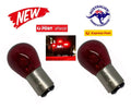 BAY15D P21/5W Red Incandescent Brake Stop Tail Light Bulbs