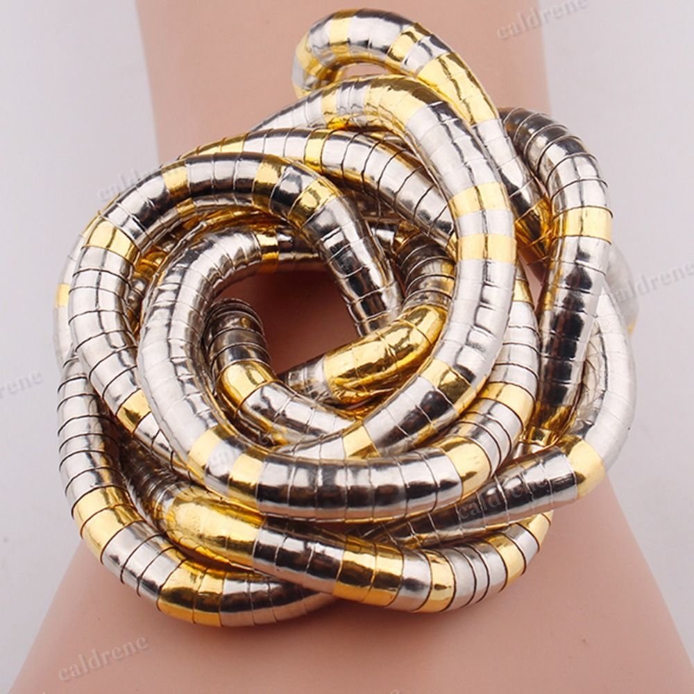 Bendable Snake Choker Necklace in Gold and Silver Options – view 6