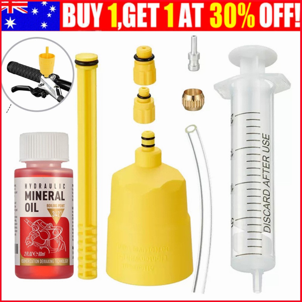 Bicycle Hydraulic Oil Disc Brake Bleed Kit for Shimano, Tektro, Magura, Sram