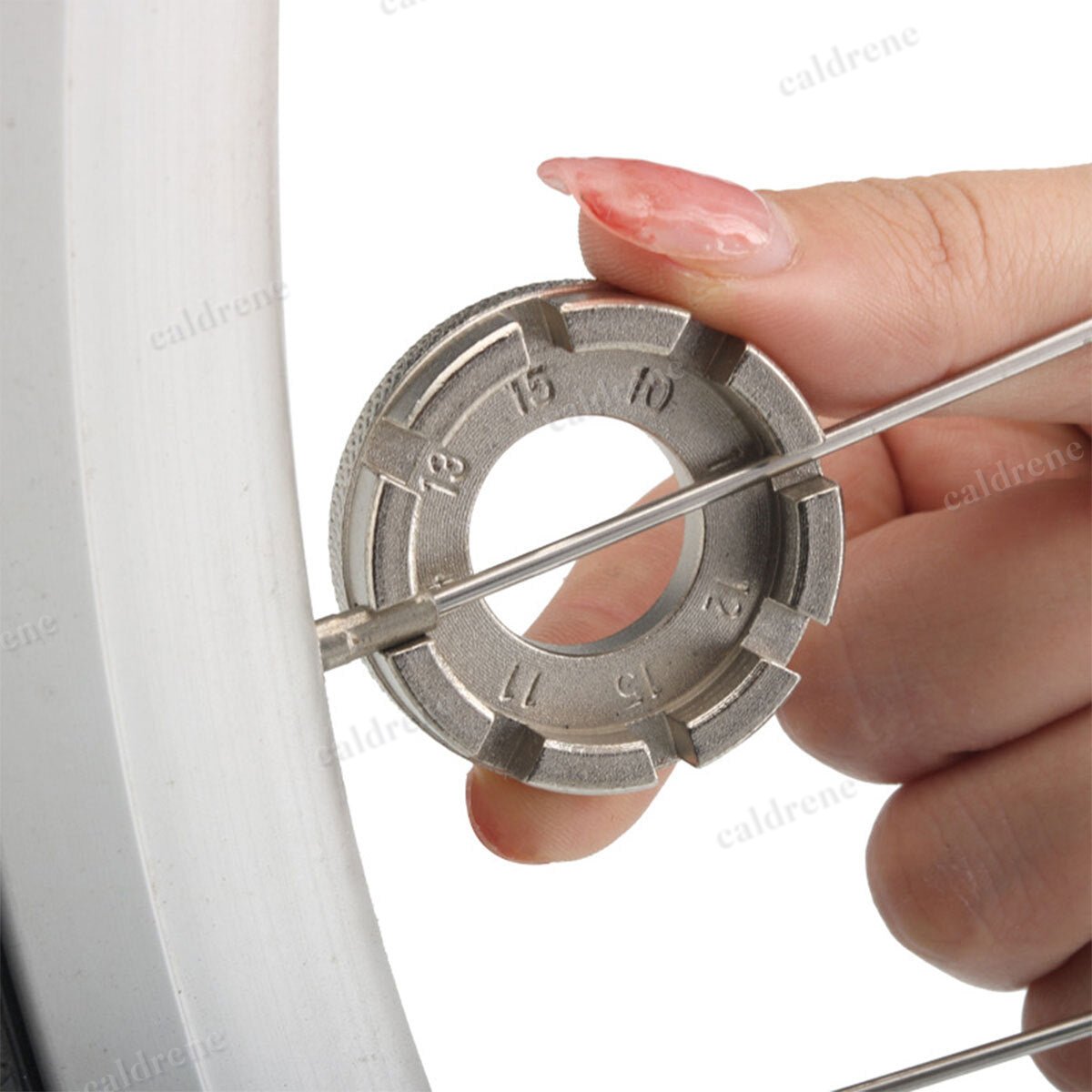 Bicycle Spoke Wrench Tool for Wheel Repair and Adjustment – view 3