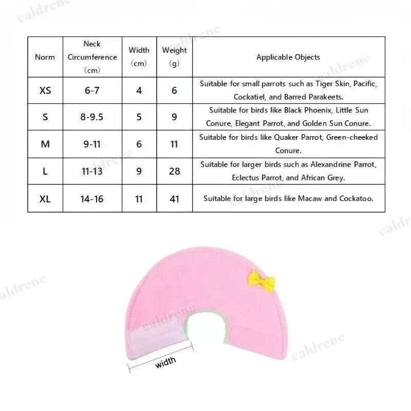Bird Plush Collar for Parrots - Comfort and Protection – view 5