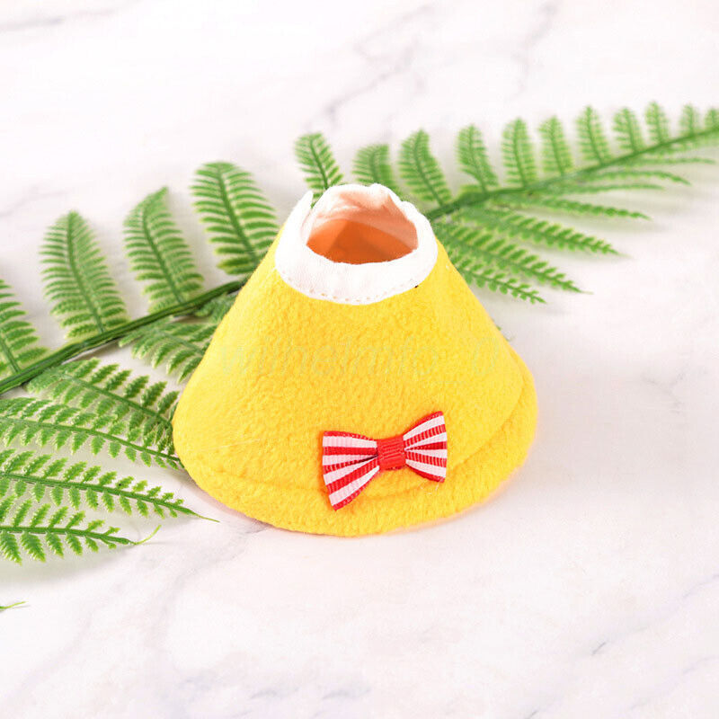 Bird Plush Collar for Parrots - Comfort and Protection – Yellow / XS