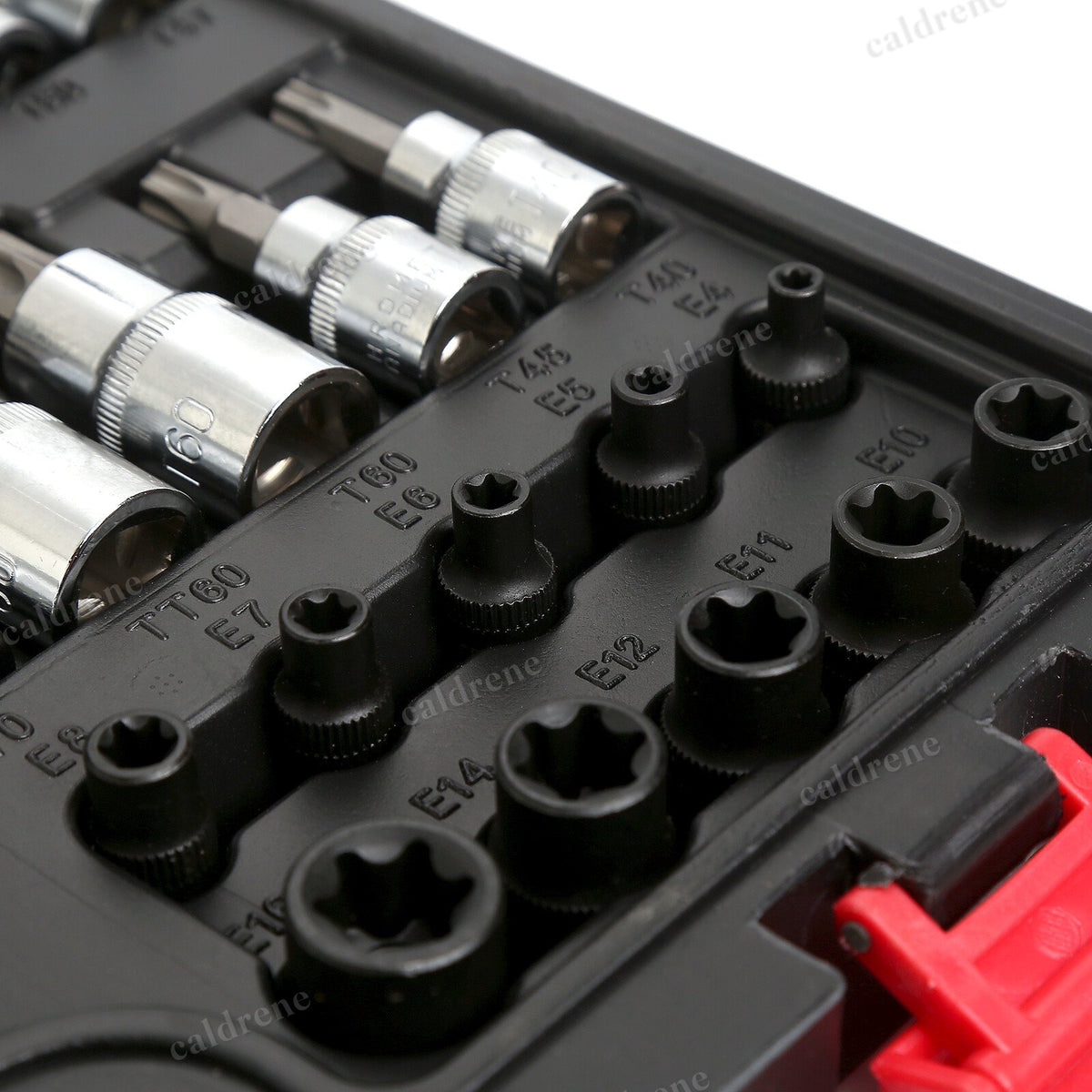 Bit Socket Set 1/4 3/8 1/2 Drive, SAE Metric Torx Hex, 107 Piece – view 4