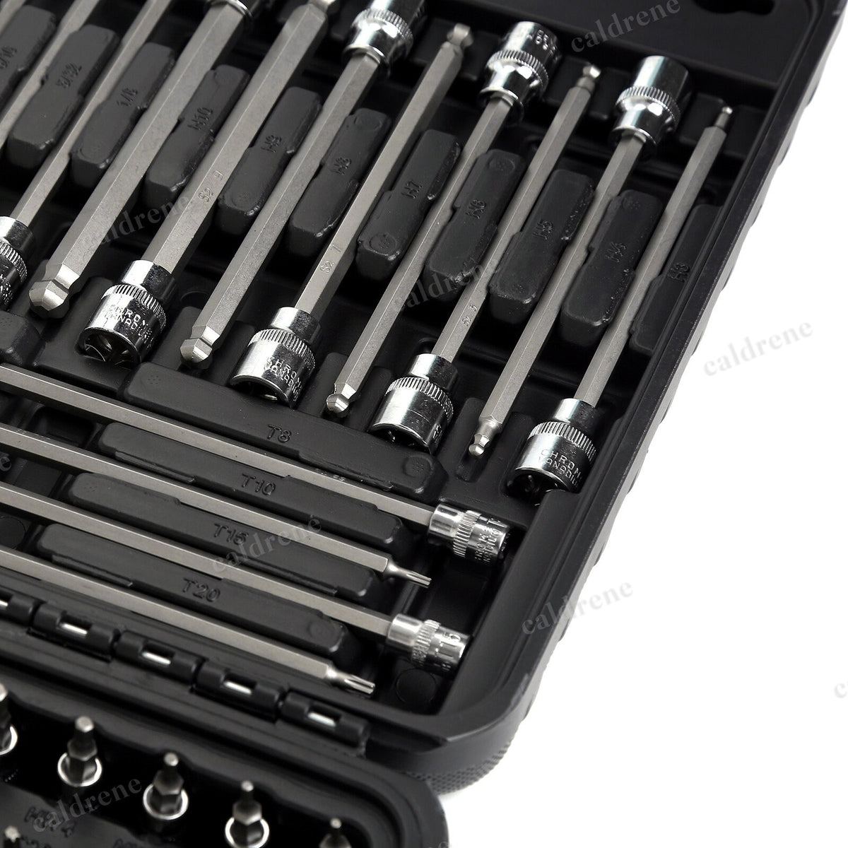 Bit Socket Set 1/4 3/8 1/2 Drive, SAE Metric Torx Hex, 107 Piece – view 7