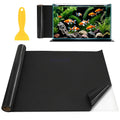 Black Static Cling Aquarium Background for Fish Tanks – 50*200cm