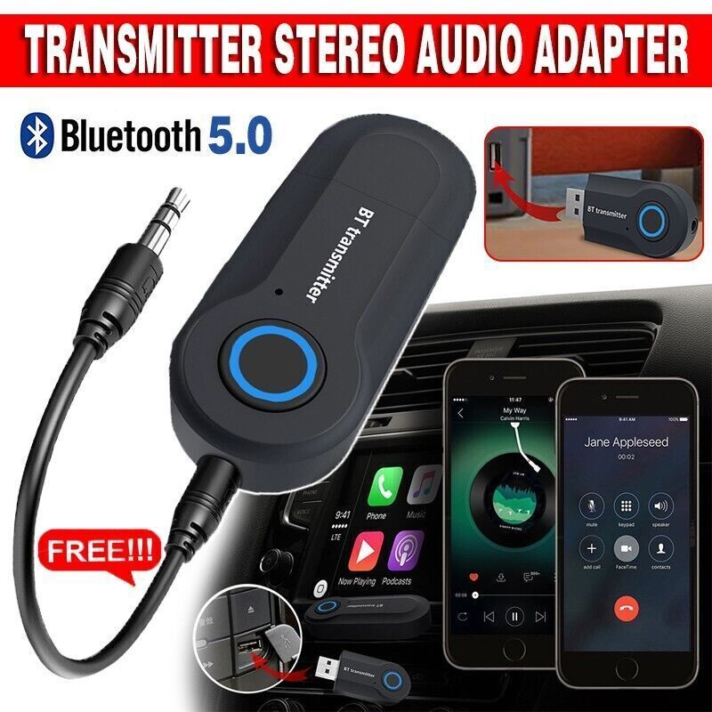 Bluetooth 5.0 Audio Transmitter Adapter for TV and PC