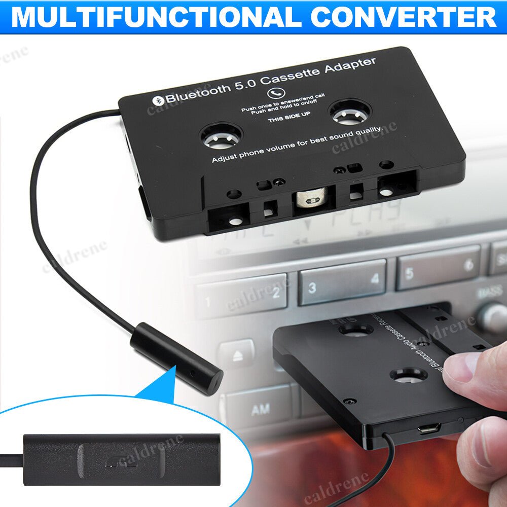 Bluetooth 5.0 Cassette Tape Adapter for Car Audio – view 3
