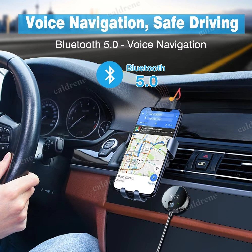 Bluetooth 5.0 Wireless Car FM Transmitter for Audio Streaming – view 5