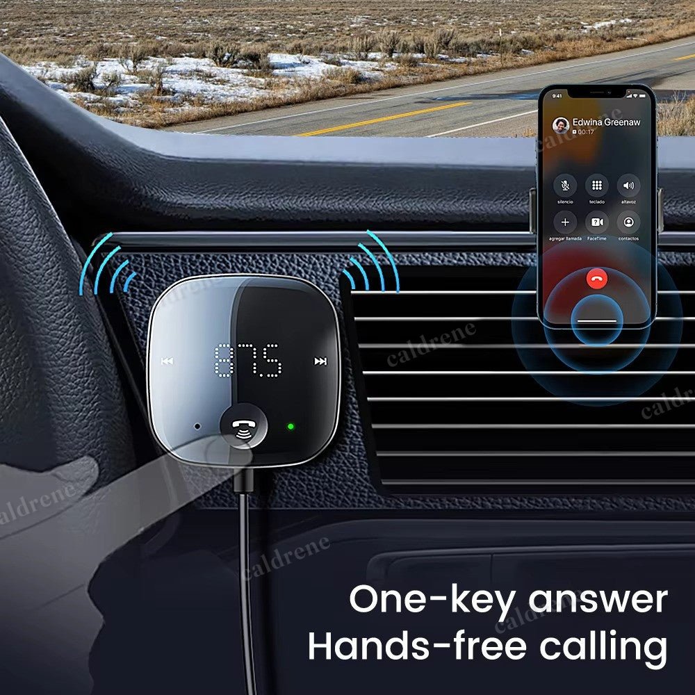 Bluetooth 5.0 Wireless Car FM Transmitter for Audio Streaming – view 6
