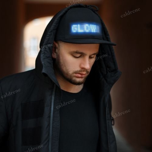 Bluetooth LED Cap with Detachable Screen – view 3