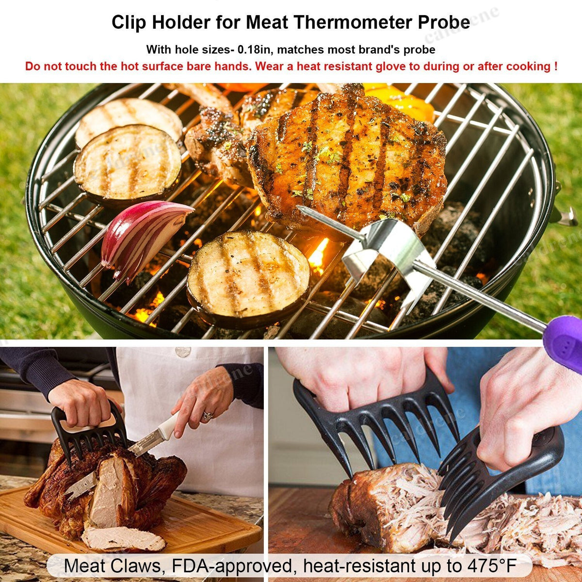 Bluetooth Meat Thermometer with 6 Probes – view 7