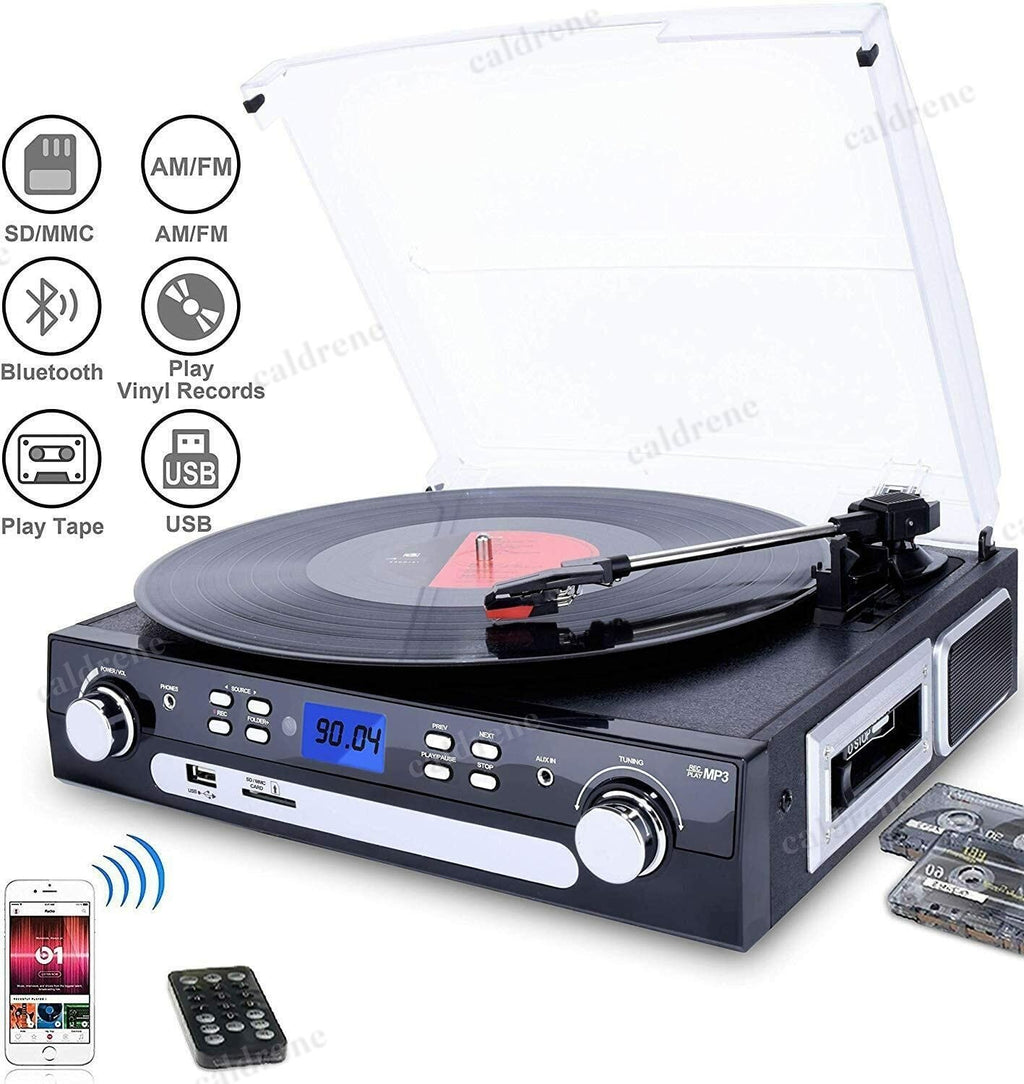Bluetooth Record Player with Stereo Speakers – view 2