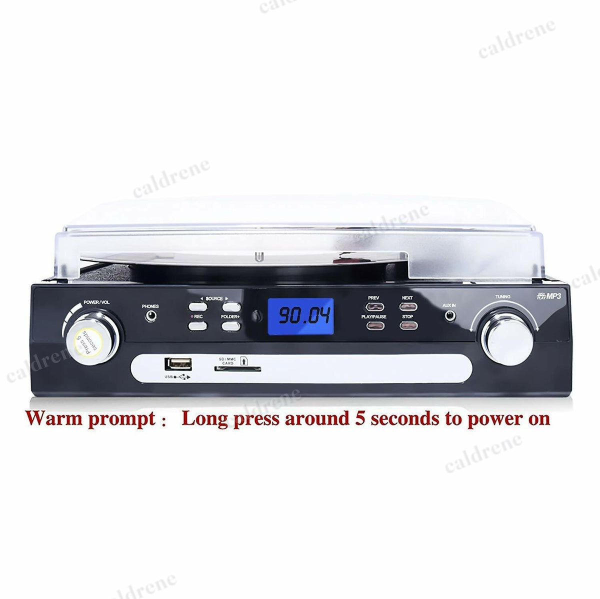 Bluetooth Record Player with Stereo Speakers – view 6