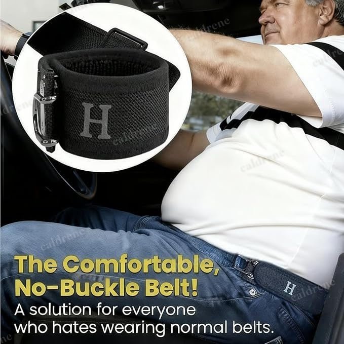 Buckle-Less Tactical Metal Hook Elastic Belt for Unisex – view 2