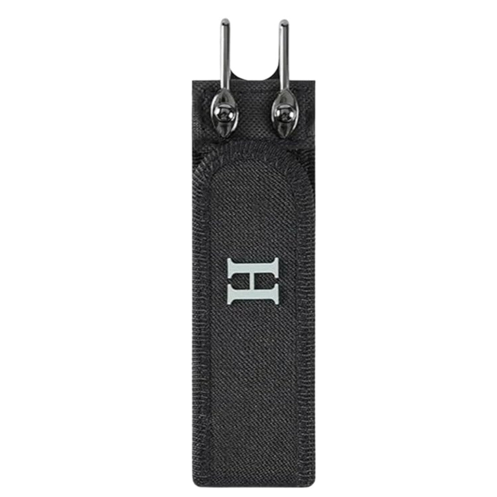 Buckle-Less Tactical Metal Hook Elastic Belt for Unisex – Black