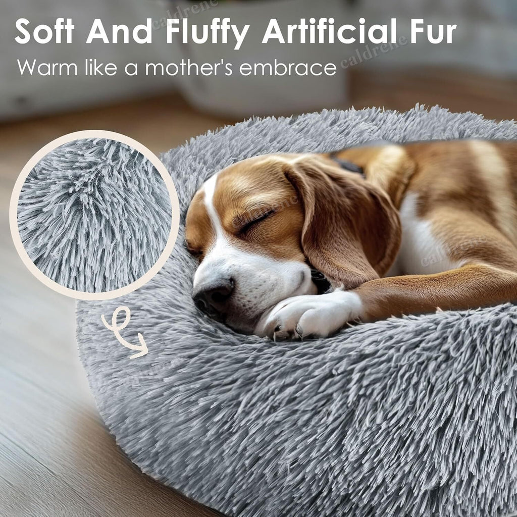 Calming Donut Bed for Cats and Small Dogs, 20 in – view 4