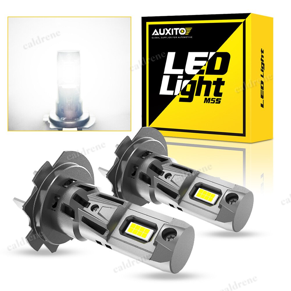 CANBUS H7 LED Headlight Bulbs Kit 22000LM 6500K, 2 Pack – view 2