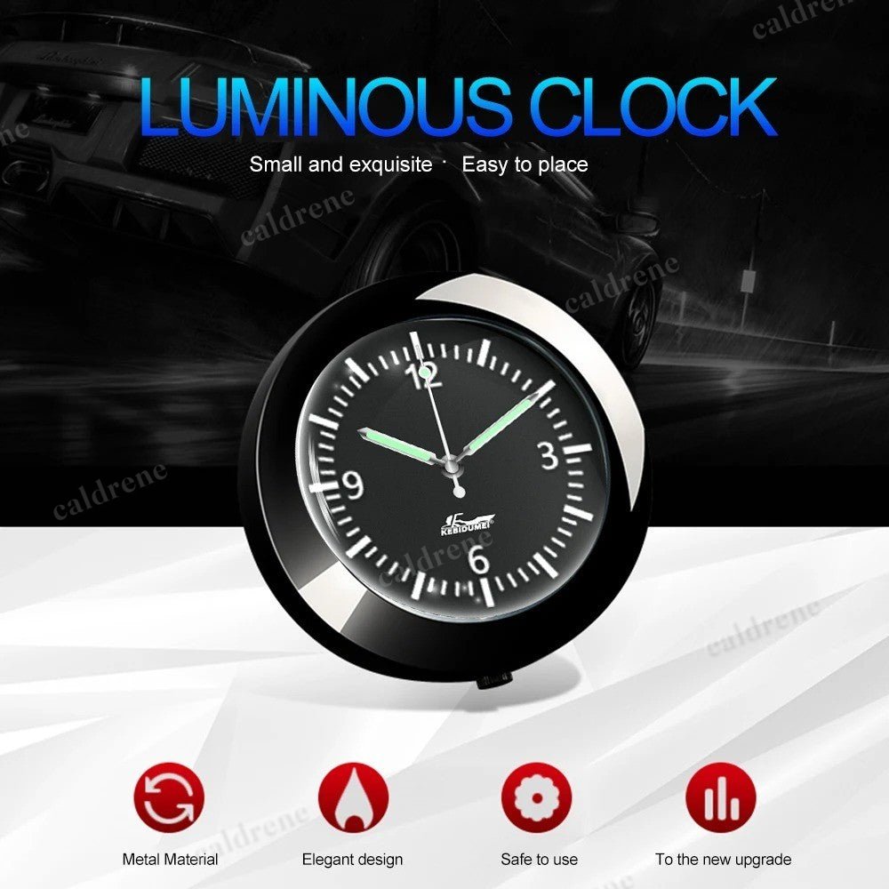 Car Clock Luminous Automobiles Internal Stick-On Mini Digital Watch Mechanics Qu – view 4