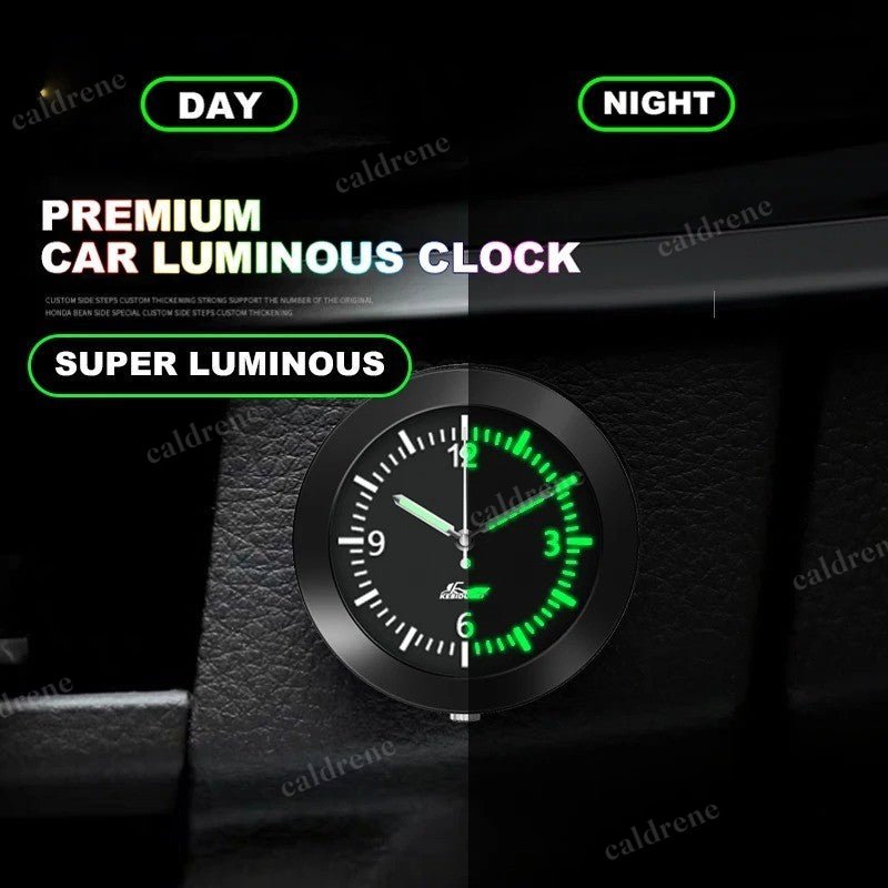Car Clock Luminous Automobiles Internal Stick-On Mini Digital Watch Mechanics Qu – view 5