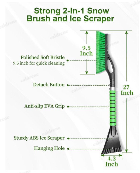 Car Ice Scraper and Snow Brush – view 5