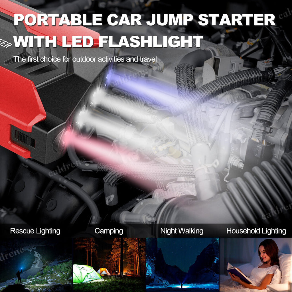Car Jump Starter Power Bank, 12V Battery Booster – view 10