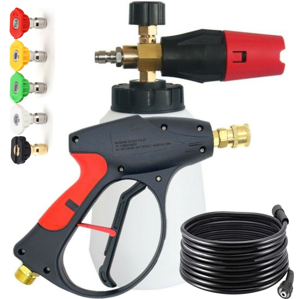 Car Wash Foam Cannon Sprayer Gun with Nozzles