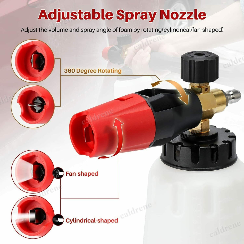 Car Wash Foam Cannon Sprayer Gun with Nozzles – view 5
