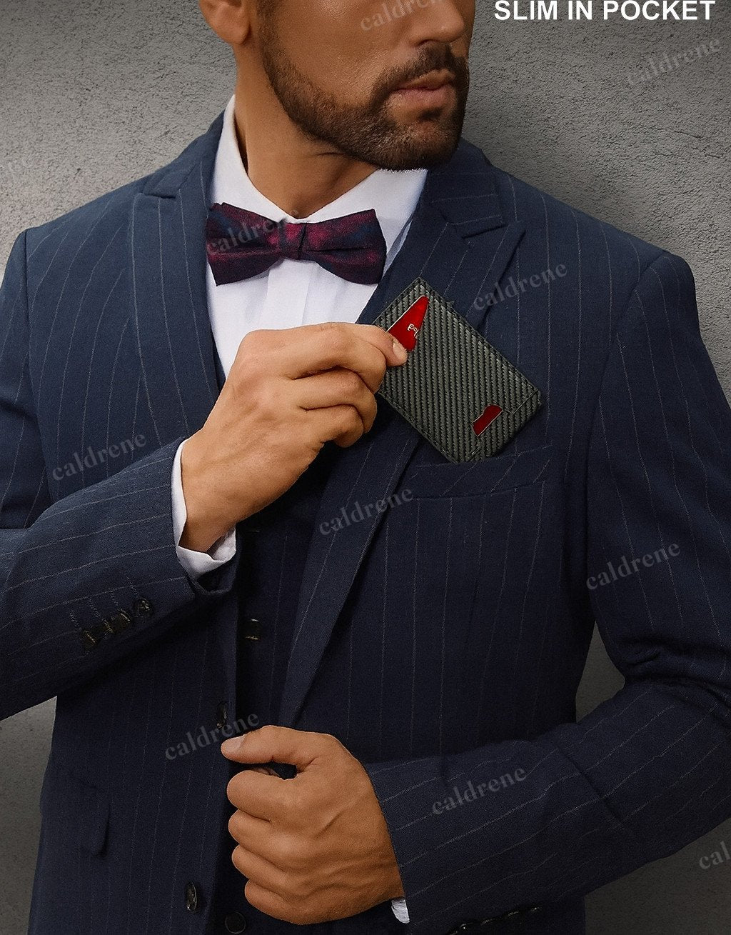 Carbon Fiber Pop-Up Wallet with RFID Blocking – view 2