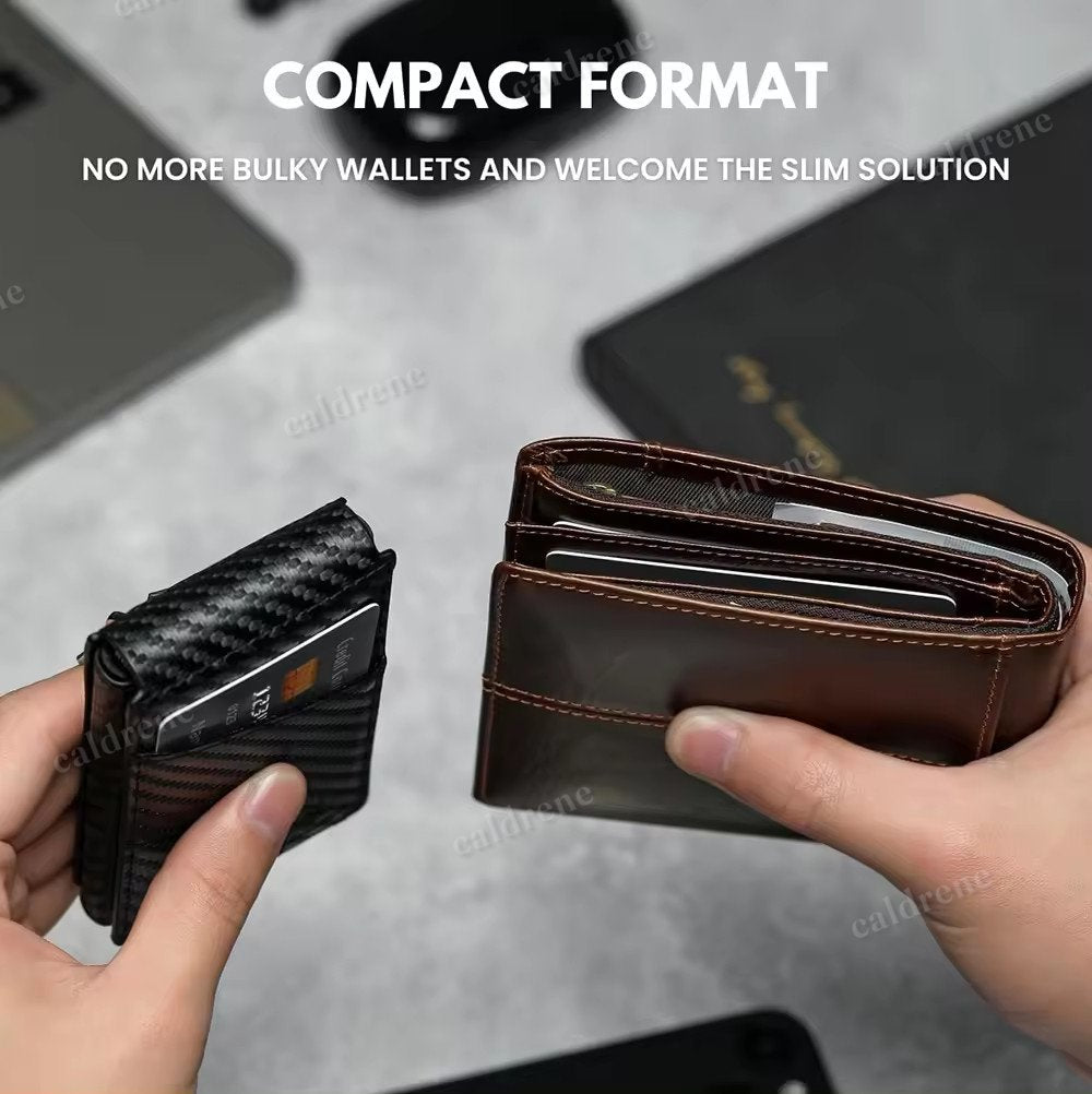 Carbon Fiber Pop-Up Wallet with RFID Blocking – view 7