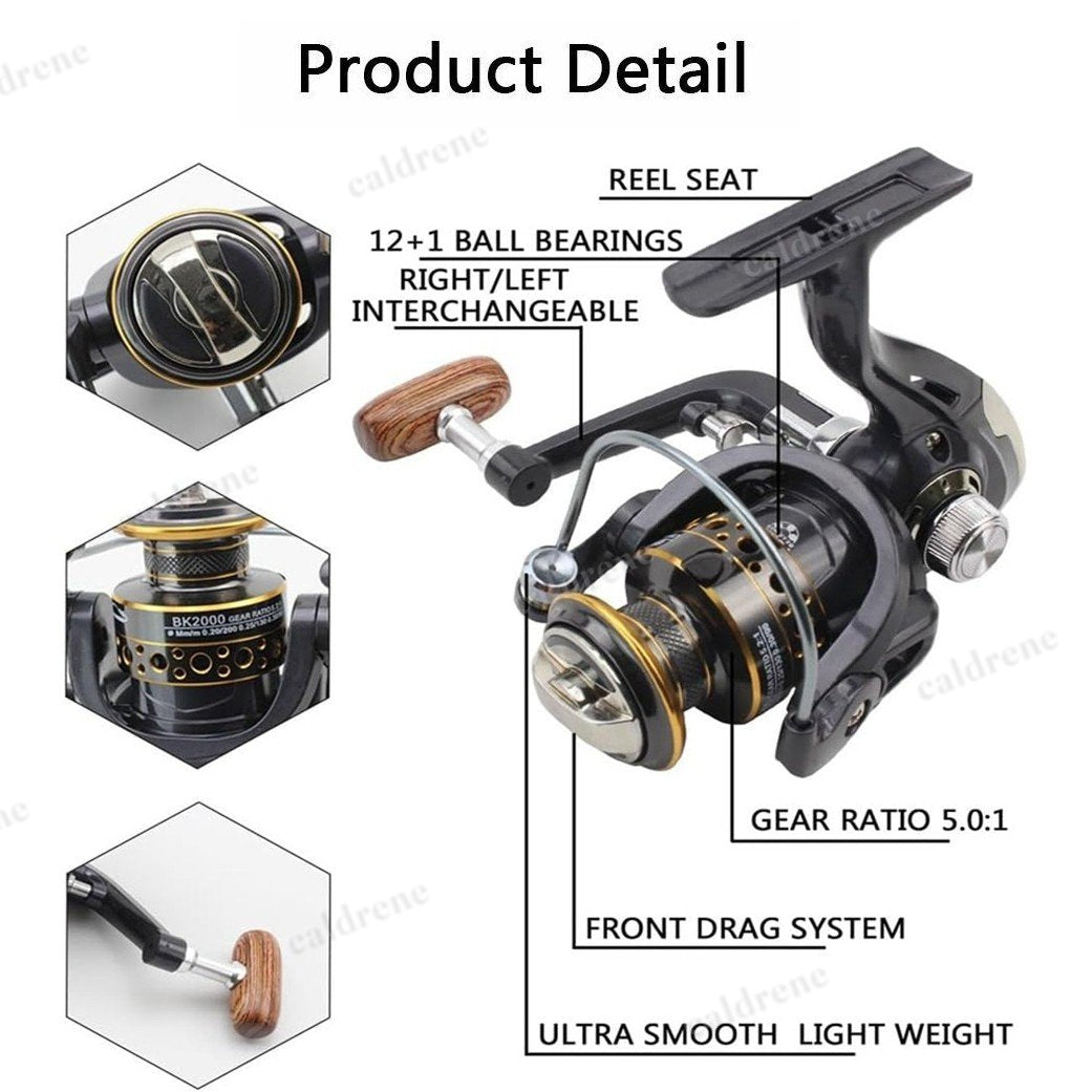 Carbon Fiber Telescopic Fishing Rod and Reel Combo – view 4