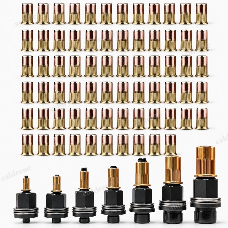 Carbon Steel Rivet Nut Tool Set M3-M12, 77 Pieces – view 9