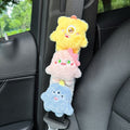 Cartoon Car Seat Belt Cover for Kids – Comfort and Fun – Yellow