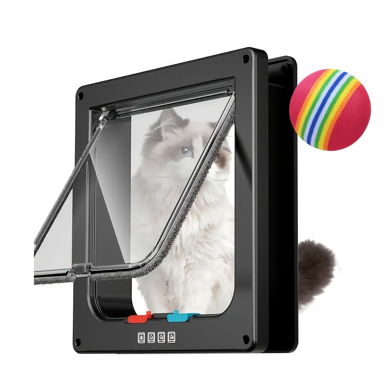 Cat and Dog Door with 4-Way Safety Lock – view 2