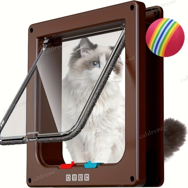 Cat and Dog Door with 4-Way Safety Lock – view 3