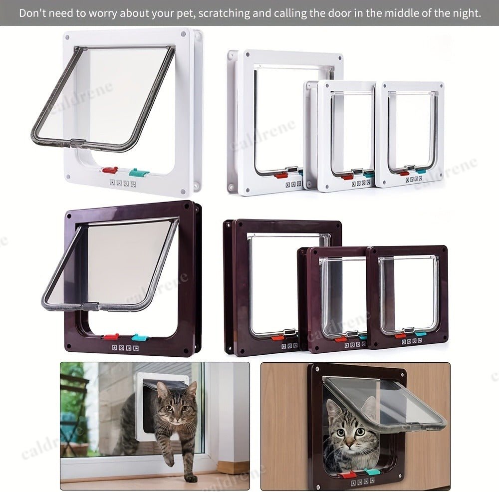 Cat and Dog Door with 4-Way Safety Lock – view 9