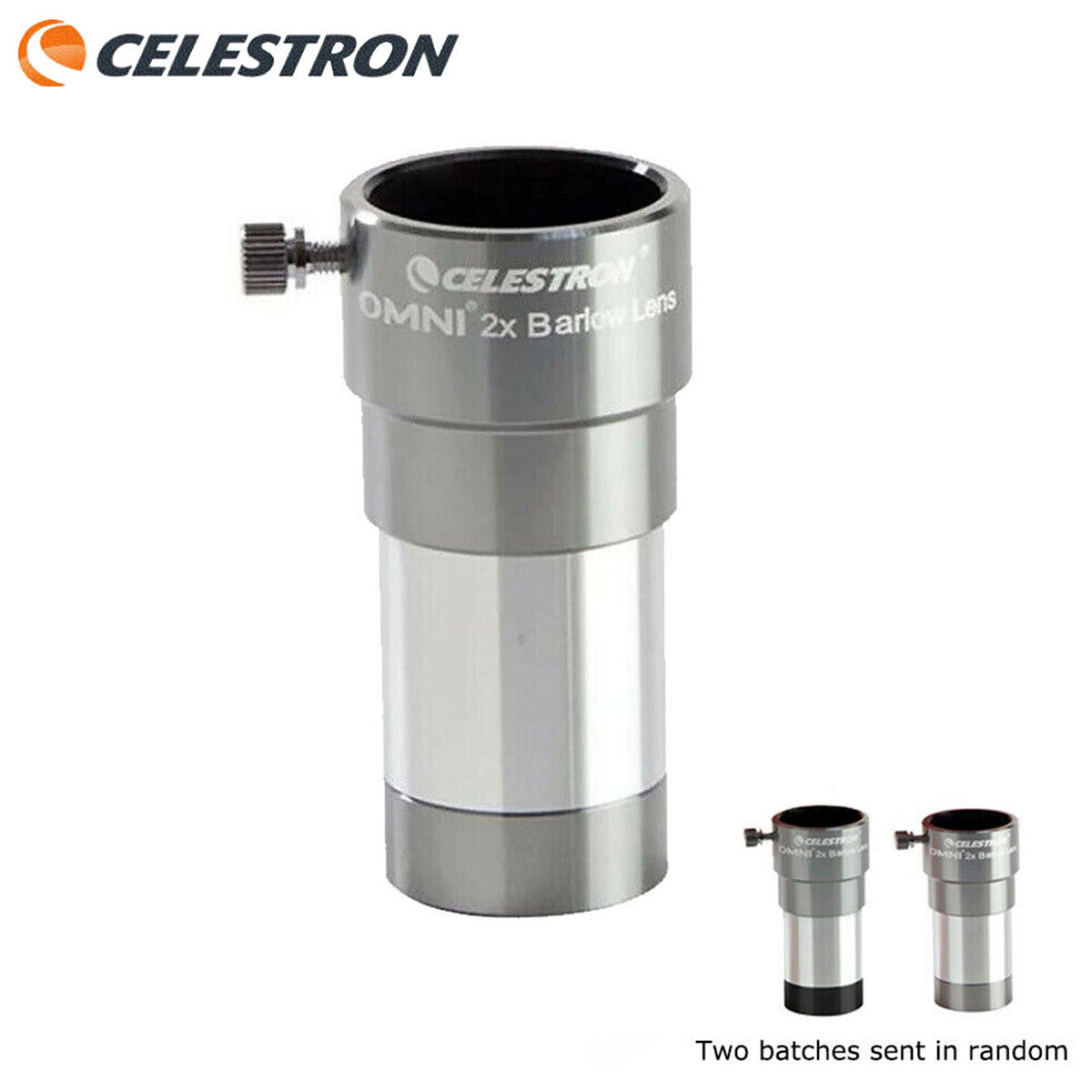 Celestron Omni 1.25" Double 2X Barlow Lens for Enhanced Viewing