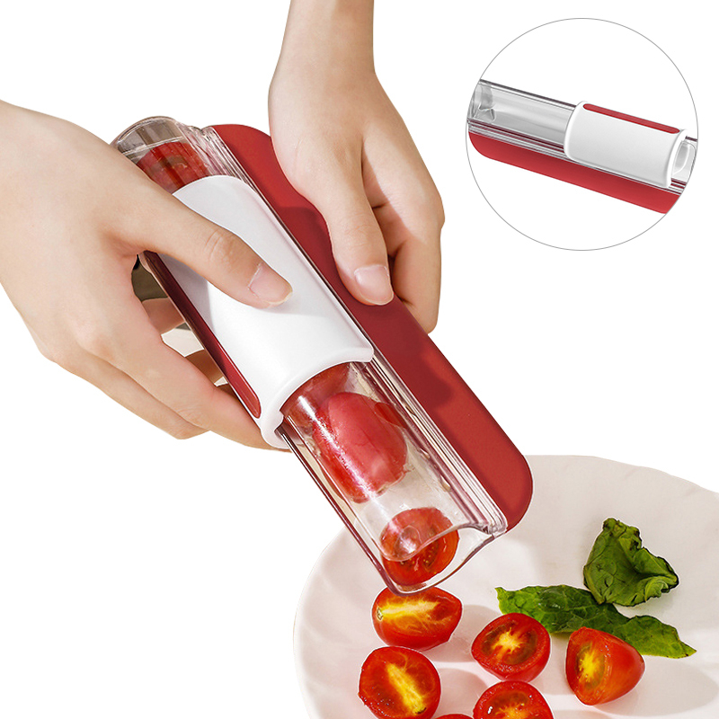 Cherry Tomato Fruit Slicer for Easy Fruit Cutting