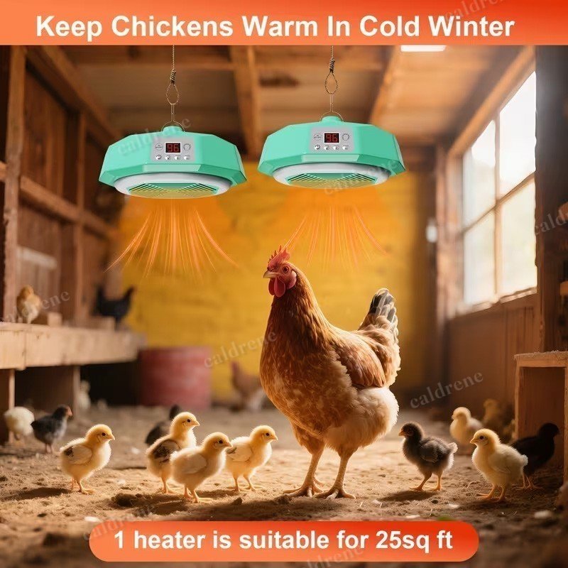 Chicken Coop Heater with Thermostat Control – view 8