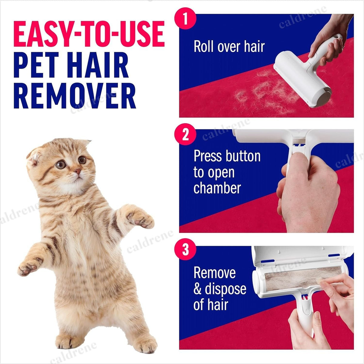 Chom Chom Roller Pet Hair Remover for Easy Cleaning – view 3