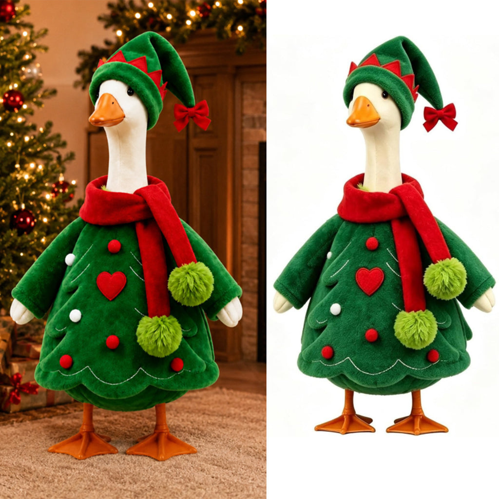 Christmas Outfit for 23 Inch Porch Goose Statue