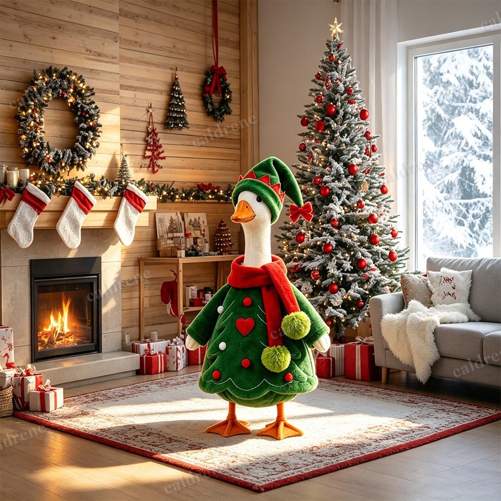 Christmas Outfit for 23 Inch Porch Goose Statue – view 10