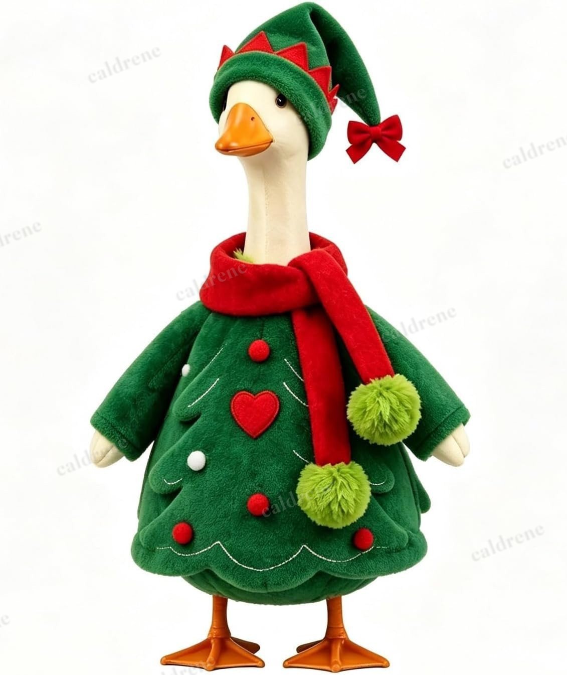 Christmas Outfit for 23 Inch Porch Goose Statue – view 4