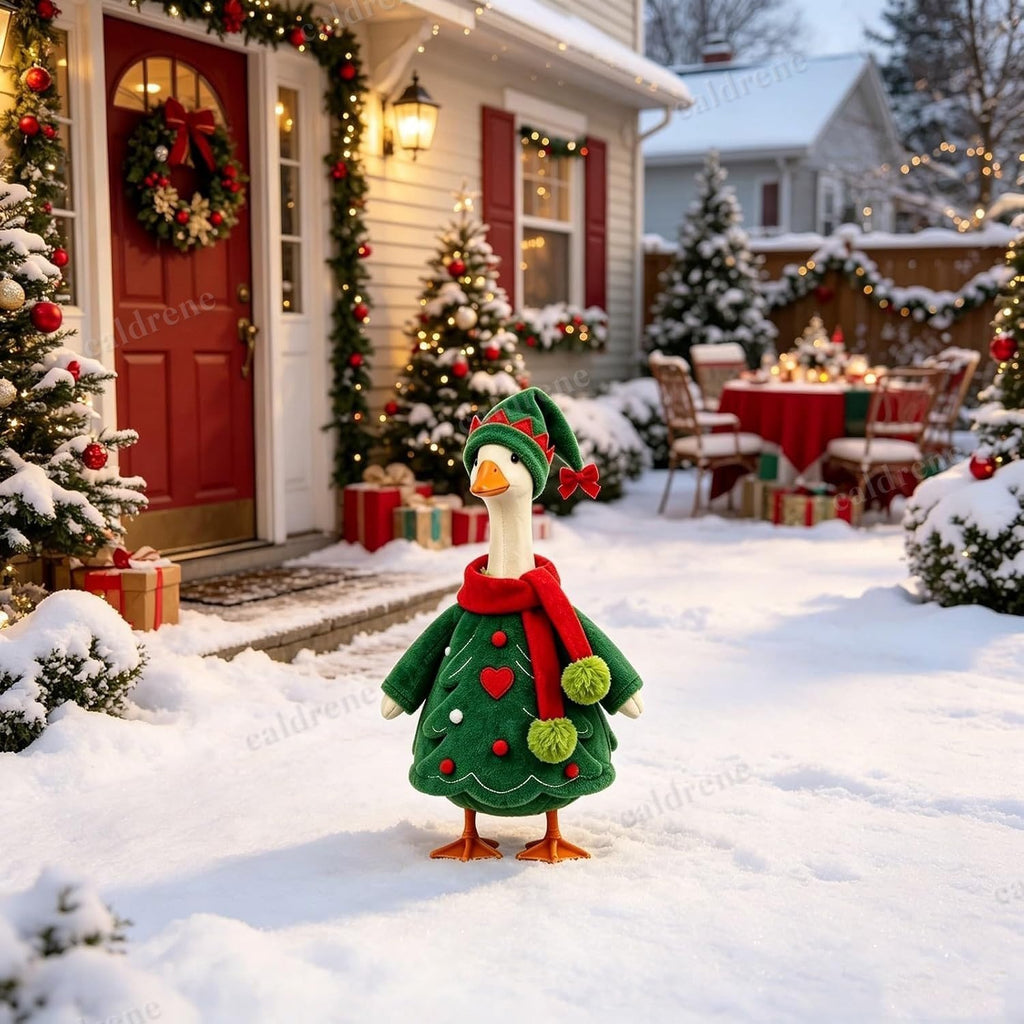 Christmas Outfit for 23 Inch Porch Goose Statue – view 7